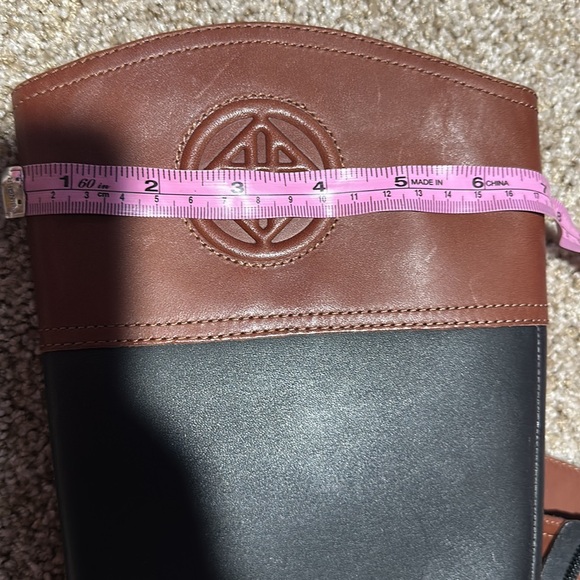 Antonio Melani Tall Genuine Leather Riding Boots - Picture 12 of 13